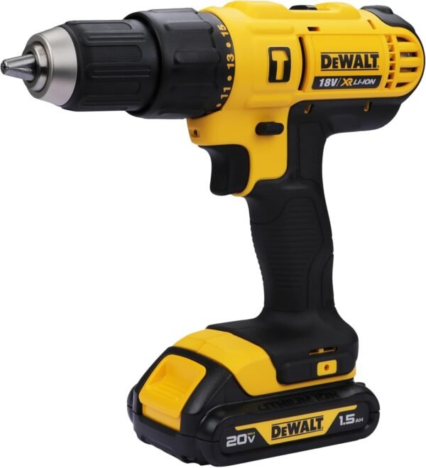 DRILL DEWALT CORDLESS 18 V DCD 776C2A-مثقاب دي والت اللاسلكي 18 فولت DCD 776C2A