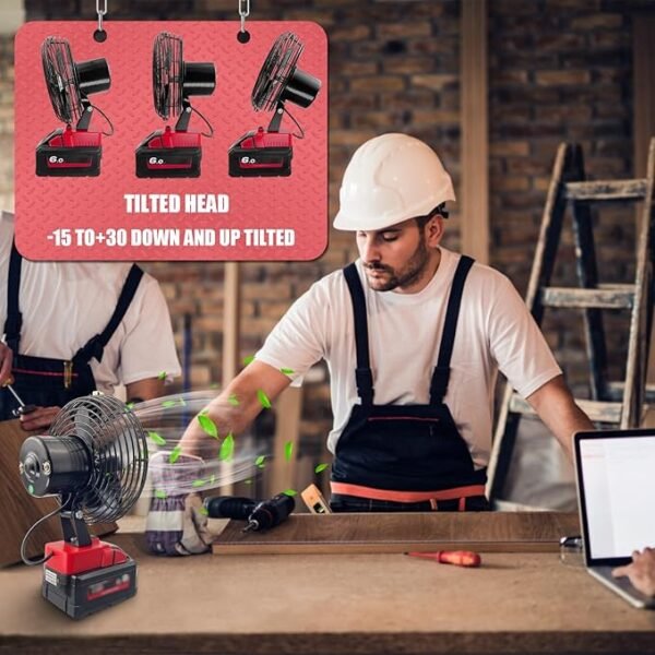 مروحة محمولة قابلة لإعادة الشحن-PORTABLE RECHARGEABLE FAN