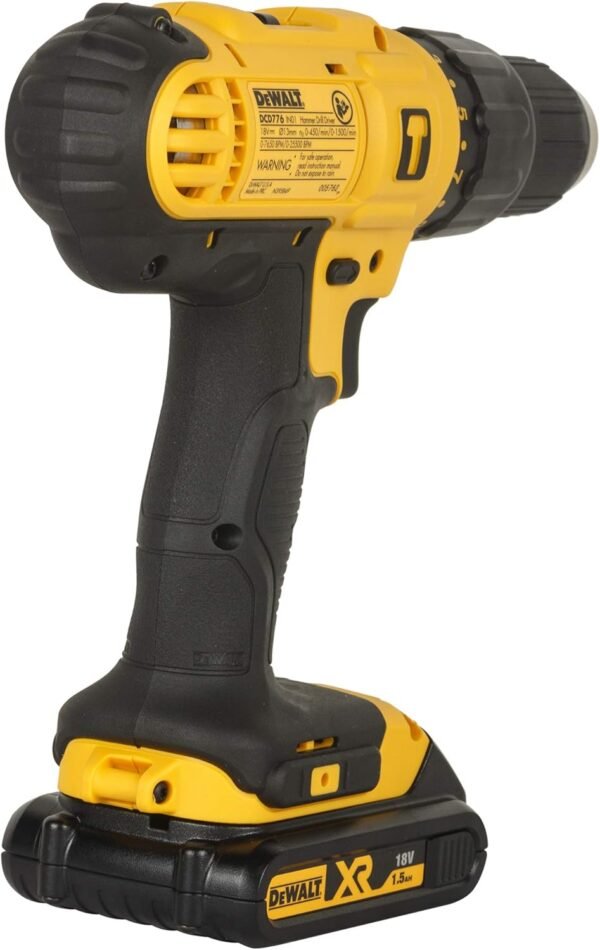 DRILL DEWALT CORDLESS 18 V DCD 776C2A-مثقاب دي والت اللاسلكي 18 فولت DCD 776C2A