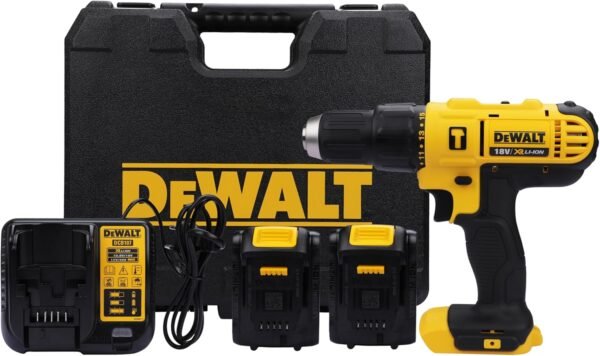 DRILL DEWALT CORDLESS 18 V DCD 776C2A-مثقاب دي والت اللاسلكي 18 فولت DCD 776C2A