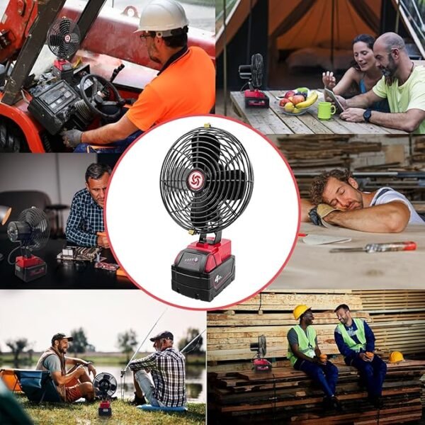 مروحة محمولة قابلة لإعادة الشحن-PORTABLE RECHARGEABLE FAN