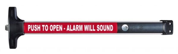 EMERGENCY DOOR LOCK RED & BLACK LOGIC E18-1310-015-قفل باب الطوارئ باللونين الأحمر والأسود من لوجيك E18-1310-015